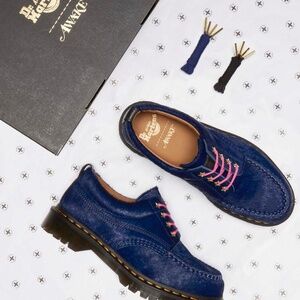 Dr Martens x Awake blue lampers, USm11, USw12, UK10